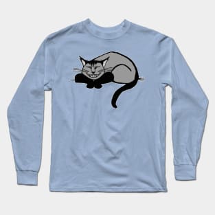 Grinning Cat Long Sleeve T-Shirt